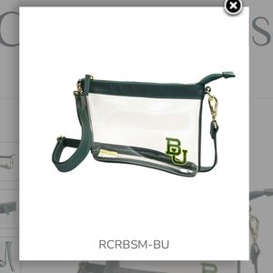 Baylor University Small Clear Crossbody